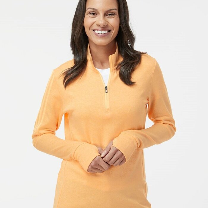 Women's 3-Stripes Quarter-Zip Sweater Thumbnail