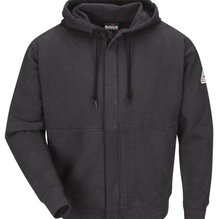 Zip-Front Hooded Sweatshirt - Tall Sizes Thumbnail