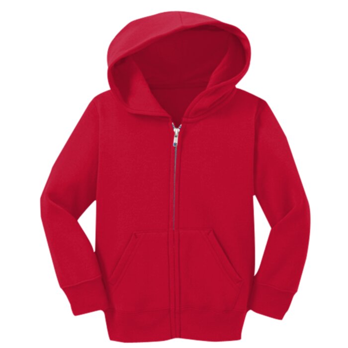 Toddler Core Fleece Full Zip Hooded Sweatshirt Thumbnail