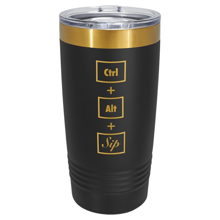 Yellow/Ghost Black ION-Plated Ringneck Tumbler Thumbnail