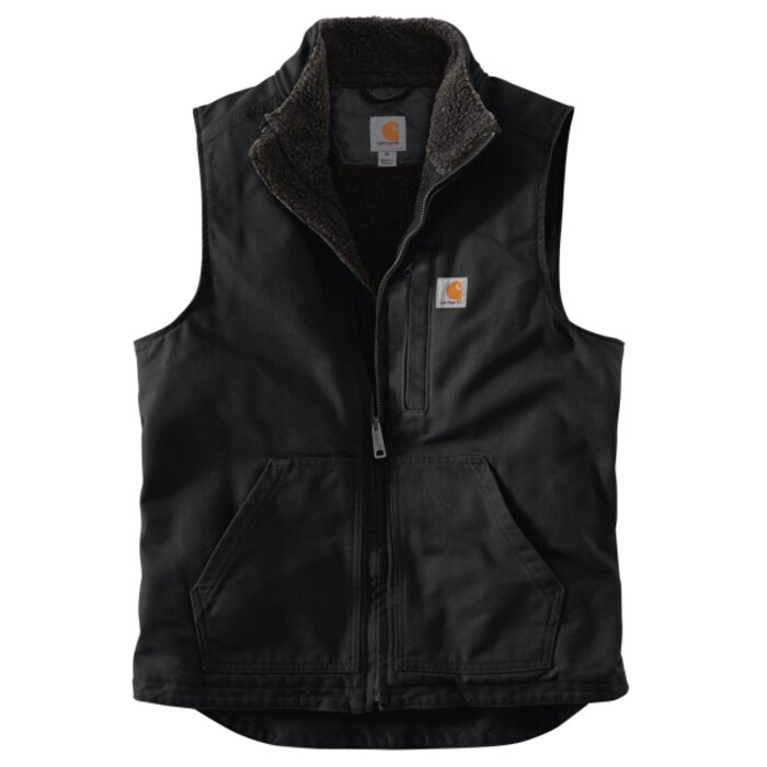 Sherpa Lined Mock Neck Vest Thumbnail