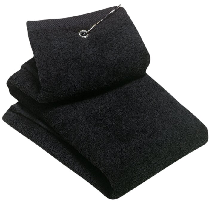 Grommeted Tri Fold Golf Towel Thumbnail