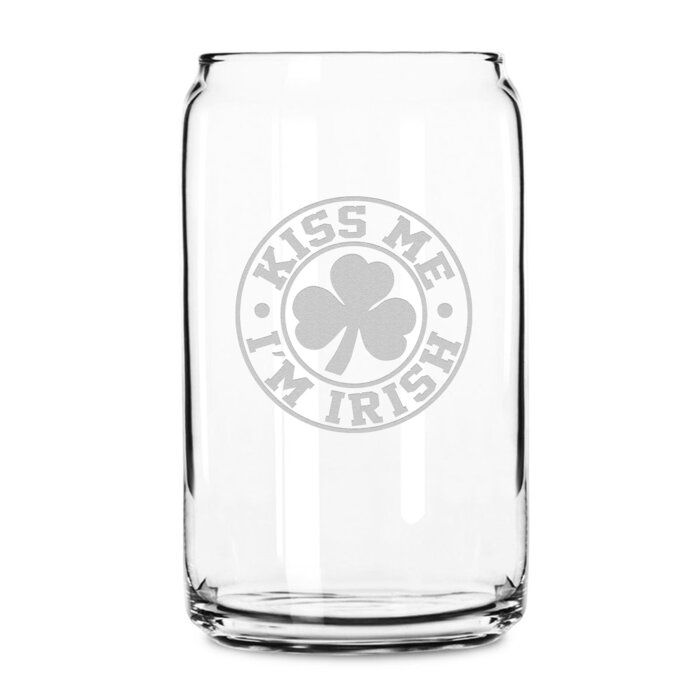 16 oz Beer Can Glass - Custom Laser Etched Thumbnail
