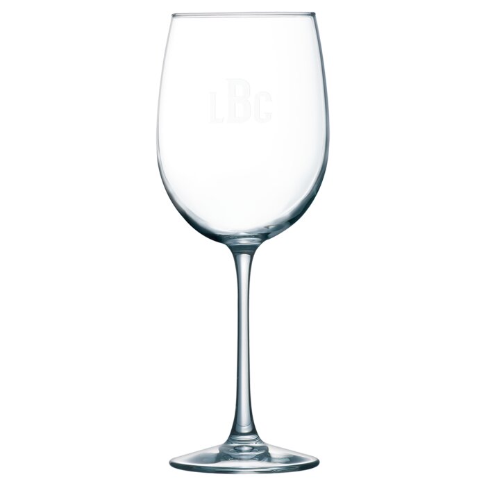 19 oz. Wine Glass Laser Etched Thumbnail