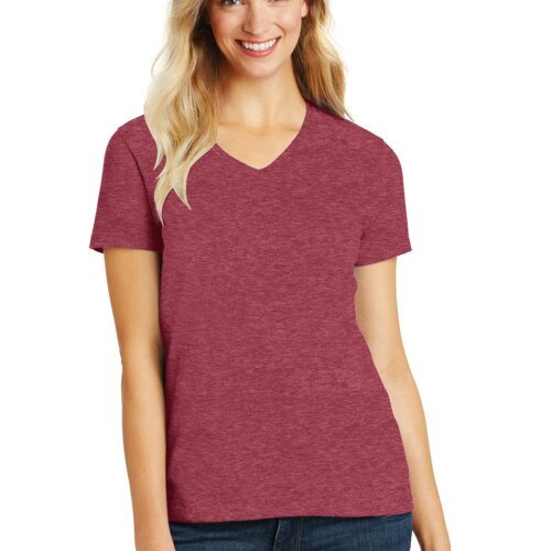 ™ Ladies Perfect Blend ® V Neck Tee Thumbnail