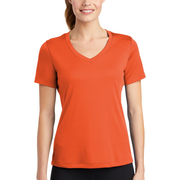 Ladies V Neck PosiCharge™ Competitor™ Tee Thumbnail
