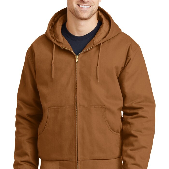 Duck Cloth Hooded Work Jacket Thumbnail