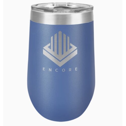 16 oz. Stainless Steel Stemless Wine Tumbler w/Lid Thumbnail