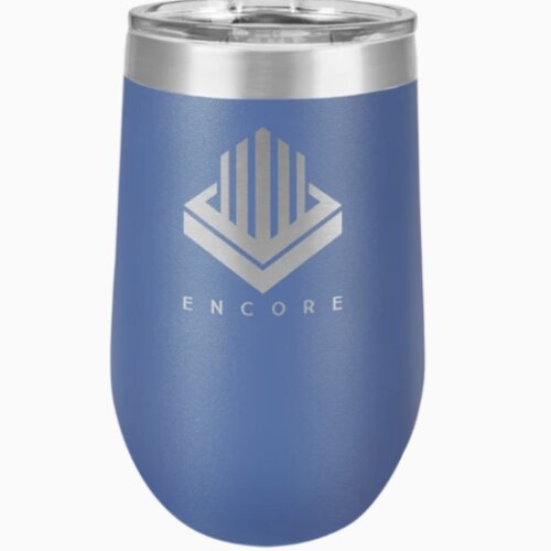 16 oz. Stainless Steel Stemless Wine Tumbler w/Lid Thumbnail