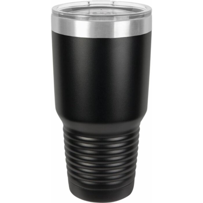30 oz. Ringneck Stainless Steel Tumbler w/Clear Lid Thumbnail