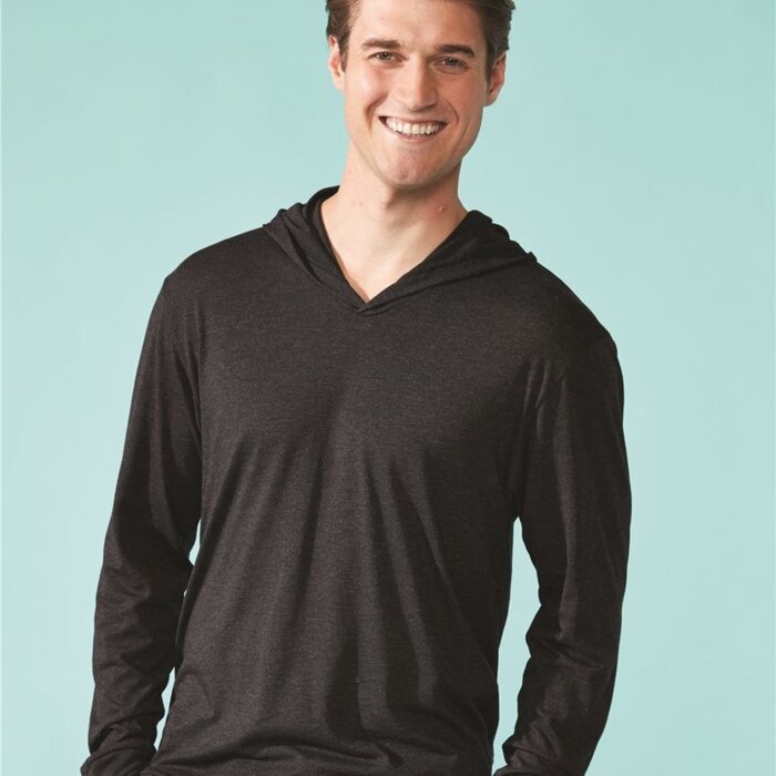 Unisex Triblend Hooded Tee Thumbnail