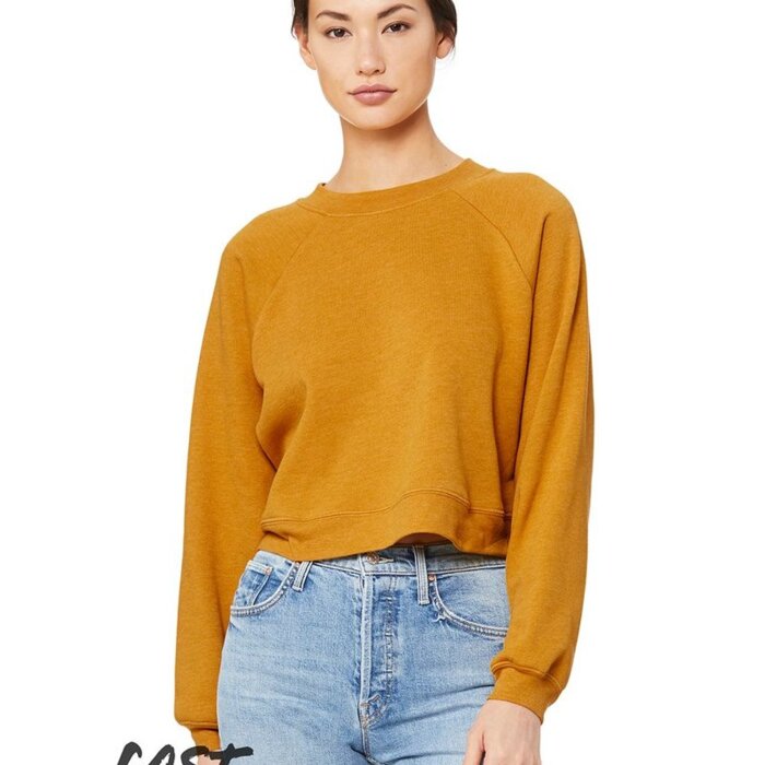 Women's Raglan Pullover Fleece Thumbnail