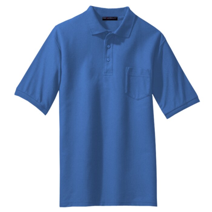 Tall Silk Touch™ Pique Polo with Pocket Thumbnail