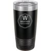 20 oz. Stainless Steel Tumbler w/Clear Lid Thumbnail