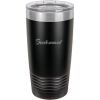20 oz. Stainless Steel Tumbler w/Clear Lid Thumbnail